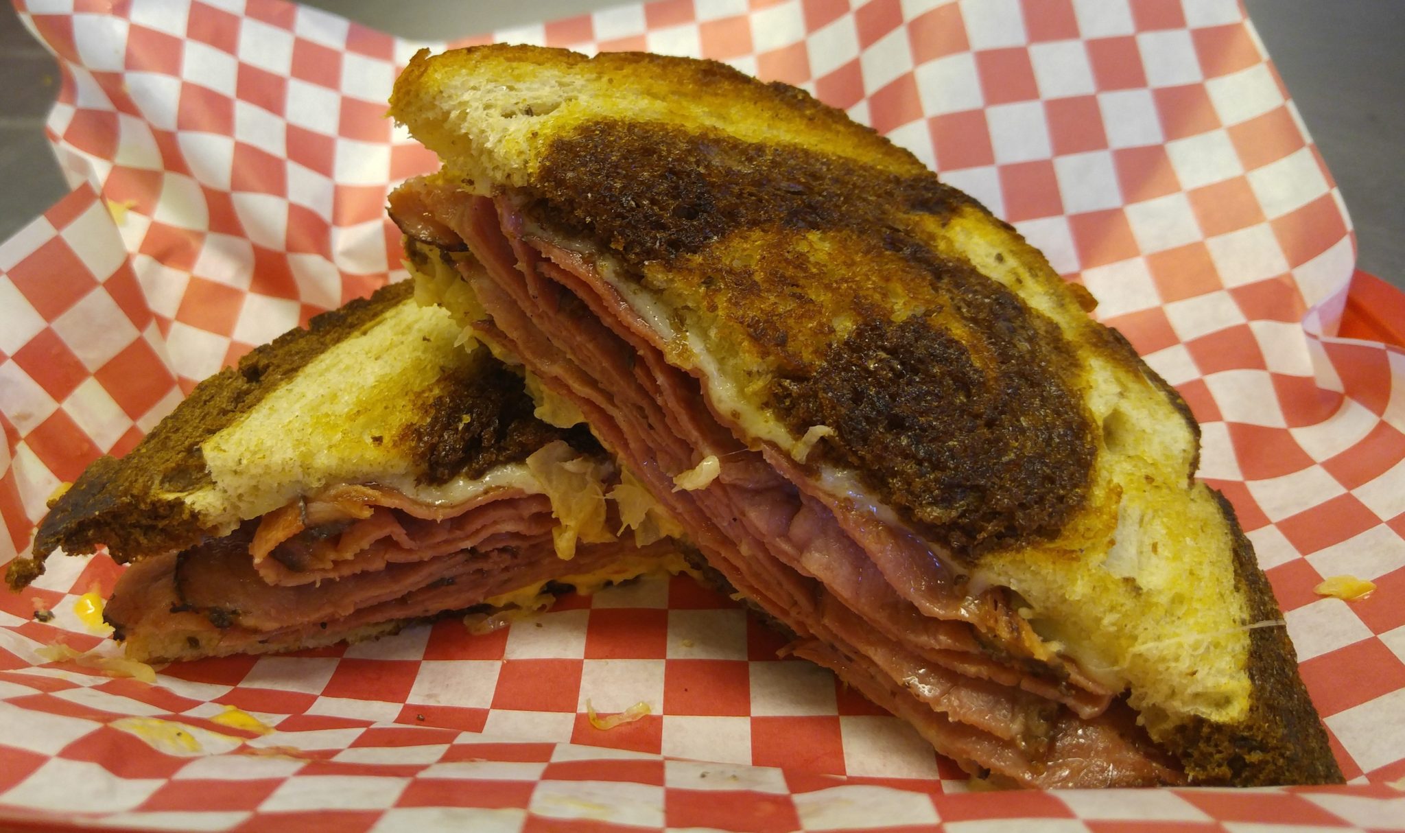 Pastrami and Swiss on Rye Beefy's Reno, NV